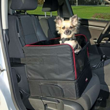 Trixie autós szállítótáska - Fekete - 45 × 38 × 37 cm szállítóbox, fekhely kutyáknak