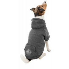 Trixie BE NORDIC Hoodie Pullover - kapucnis pulóver (szürke) kutyák részére (M) 55cm kutyaruha