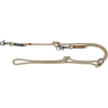 Trixie Be Nordic Leash - állítható póráz fonott kötélből (homok/fekete) L-XL (2m/Ø13mm)