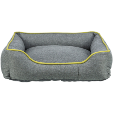 Trixie Bed Nio négyszögletes | Peremes fekhely (sötétszürke) kutyák részére - 60x50 cm szállítóbox, fekhely kutyáknak