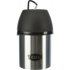 Trixie Bottle with Bowl | Fém itató palack - 0,3 L kutyatál