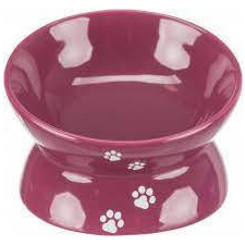 Trixie Ceramic Bowl - kerámia tál (berry) macskák részére (0,15l /Ø13cm) macskatál
