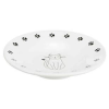  Trixie Ceramic Bowl – kerámia tál (fehér/mintás) macskák részére (0,2l/Ø15cm)