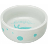 Trixie Ceramic Bowl - kerámia tál (pöttyös, többféle színben) nyulak részére (250ml /Ø11cm)