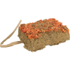 Trixie Clay Stone with Flowers | Fogkoptató rágcsálóknak | Sárgarépával - 100 g