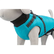 Trixie Coat Pontis with Harness - kabát hámmal (aquakék, vízlepergető) kutyák részére (S) 33cm kutyaruha