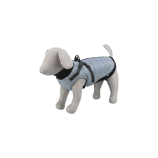Trixie Coat Pontis with Harness - kabát hámmal (szürke, vízlepergető) kutyák részére (XS) 27cm nyakörv, póráz, hám kutyáknak