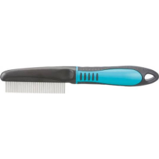 Trixie Comb, fine teeth - bontófésű sűrű fogazattal (türkizkék,fekete) kutyák részére (22cm) kutyafésű