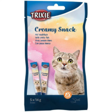 Trixie | Creamy Snack | Jutalomfalat | Tonhal - 5x14 g jutalomfalat macskáknak