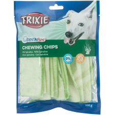 Trixie Denta Fun Rágó Chips Spirulinával Jutalomfalat 100g jutalomfalat kutyáknak