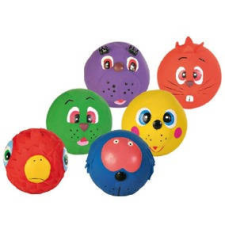 Trixie Faces Toy Balls - labda játék (több féle figura) kutyák részére (Ø6cm) játék kutyáknak