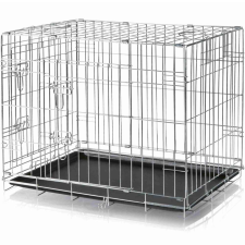 Trixie fém összecsukható kennel - Több méretben - 64 × 54 × 48 cm szállítóbox, fekhely kutyáknak