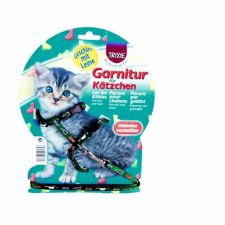  Trixie Hám És Póráz Cica Egérmintás 21-34cm/1,2m nyakörv, póráz, hám kutyáknak