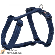 Trixie Hám-H Prémium L 60–87 cm/25 mm, indigó nyakörv, póráz, hám kutyáknak