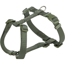 Trixie Hám-H Premium M-L: 52-75cm/20 mm, Oliva zöld nyakörv, póráz, hám kutyáknak
