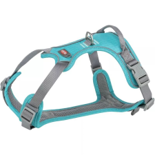 Trixie Hám Premium Active M: 49–69 cm/20 mm, Kék nyakörv, póráz, hám kutyáknak