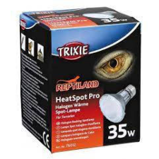 Trixie Heat Spot Pro - halogén izzó (világos,meleg sütkérezéshez) terráriumokba (Ø65×88mm) 35W hüllőfelszerelés