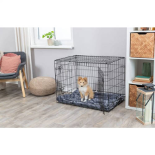 Trixie Home Kennel &quot;L&quot; – szobakennel (horganyzott fém,fekete) kutyák részére (109x79x71cm) kutyafelszerelés