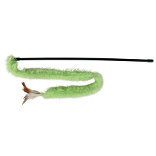 Trixie hullámos játék plüsspánttal és tollal macskáknak 48 cm 45724 játék macskáknak
