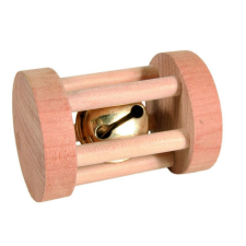 Trixie Játék Fából Henger Csengővel Rágcsálóknak 3,5×5cm játék rágcsálóknak