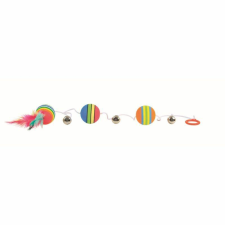  Trixie Játék Labda Szivárvány 3,5cm/80cm játék kutyáknak