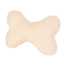 Trixie Játék Plüss Szőrme Csont 20cm játék kutyáknak