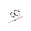 Trixie Junior Puppy H-Harness with Leash - hám és póráz szett (világos lila) M-L (27-45cm/10mm)2m
