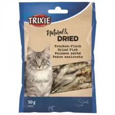  Trixie Jutalomfalat Szárított Hal 50g jutalomfalat macskáknak