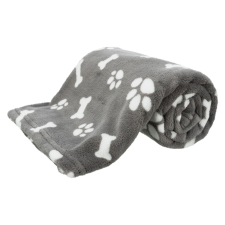 Trixie Kenny Blanket | Takaró (szürke,mintás) kutyák részére - 75x50 cm szállítóbox, fekhely kutyáknak