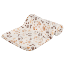 Trixie Lingo Blanket | Takaró (fehér/bézs mintás) kutyák részére - 75x50 cm szállítóbox, fekhely kutyáknak