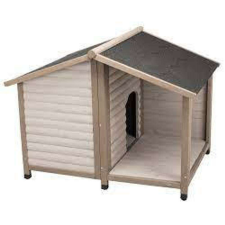 Trixie Lodge Dog Kennel - kutyaház (szürke) közepes és nagytestű kutyák részére (130x100x105cm) szállítóbox, fekhely kutyáknak