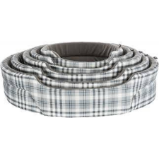 Trixie Lucky Bed - ovális, peremes fekhely (szürke/fehér) kutyák részére (85x75cm) szállítóbox, fekhely kutyáknak
