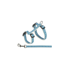 Trixie Macska póráz és hám, szürke + kék, 27- 45cm,13mm, 41903 nyakörv, póráz, hám macskáknak