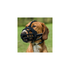 Trixie Muzzle Flex - szilikon szájkosár - fekete (XL) 37cm szájkosár