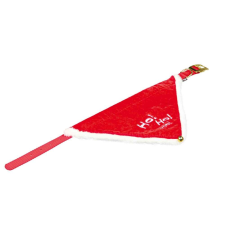 Trixie Nyakörv Plüsskendővel M-L 45-55 CM/25 MM Karácsonyi Piros nyakörv, póráz, hám kutyáknak