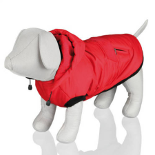 Trixie Palermo Dog Winter Coat - téli kabát (piros,fekete) kutyák részére (XS) 27cm kutyaruha