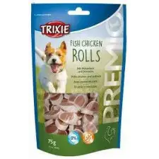  Trixie Premio Fish Chicken Rolls - jutalomfalat (csirke,hal) kutyák részére (75g) jutalomfalat kutyáknak