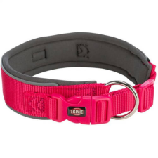 Trixie premium collar, extra wide (S-M) - nyakörv (extra széles,fukszia/grafit) kutyák részére (S-M) 33-42cm/35mm nyakörv, póráz, hám kutyáknak