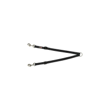 Trixie Prémium ikervezető póráz, M-L: 40-70cm/10mm, fekete nyakörv, póráz, hám kutyáknak