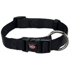 Trixie prémium - nyakörv - fekete - (M-L) 35-55cm/20mm nyakörv, póráz, hám kutyáknak