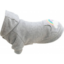 Trixie Rainbow Falls hoodie - kapucnis pulóver (szürke,mintás) kutyák részére (XXS)18cm kutyaruha