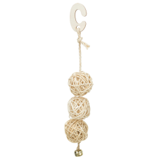 Trixie Rattan Balls | Játék (rattan labda) díszmadarak részére - 3db / 24 cm játék madaraknak