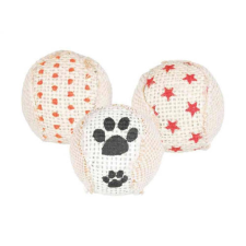 Trixie Rattling Balls set - juta játék (labda) macskák részére (Ø5cm) 3db játék macskáknak