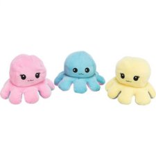 Trixie Reversible Octopus Toy - plüss játék (polip) kutyák részére (19cm) játék kutyáknak