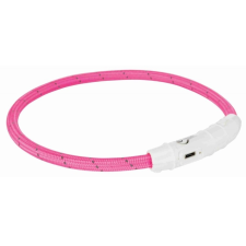 Trixie Safer Life világító USB nyakörv (M-L) - pink nyakörv, póráz, hám kutyáknak