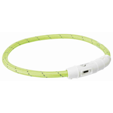 Trixie SaferLife Flash USB nyakkarika zöld L-XL 65cm/7mm 12702 nyakörv, póráz, hám kutyáknak