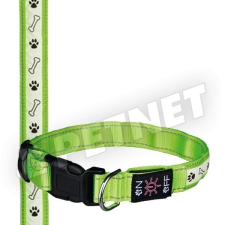 Trixie SaferLife USB világító nyakörv zöld S-M 30-40cm nyakörv, póráz, hám kutyáknak