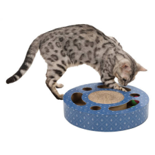 Trixie Scratching Drum - kaparó kartonból (kék) Ø33 x 5.5cm játék macskáknak