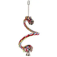 Trixie Spiral Rope Perch - játék (kötél spirál) díszmadarak részére (50cm/ø21mm) játék kutyáknak