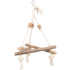 Trixie Swing on Rope | Játék (fa hinta kötélen) díszmadarak részére - 27x27x27 cm